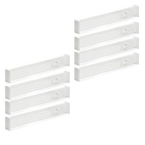 Mdesign Expandable Dresser Drawer Organizer/divider, 2.5" H, 8 Pack