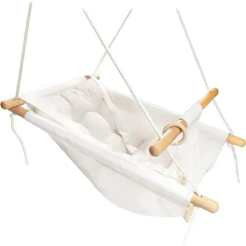 Baby Swing Outdoor Indoor for Infants to Toddlers, Portable Adjustable Baby Porch Swing with 5-Point Safety Belt, Kids Tree Hanging Chair Toys for Door Garden Backyard