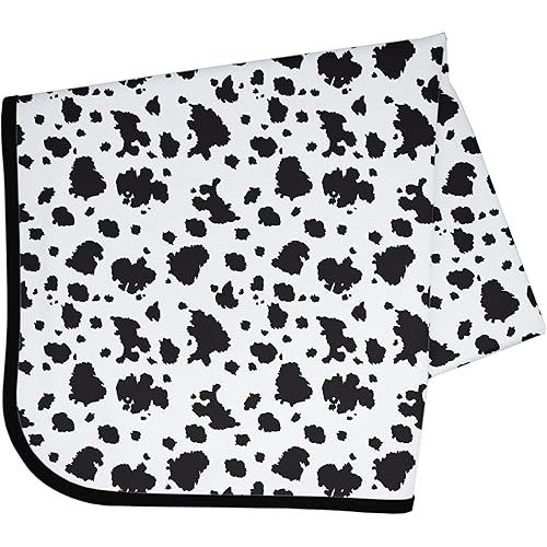 BapronBaby Cowhide Splash Mat - Waterproof Catch-All for Under High Chairs, Floors, Tables, Playtime or Arts & Crafts - Machine Washable - 45" x 45”
