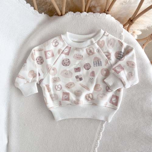 Patisserie Oversized Crew Sweater