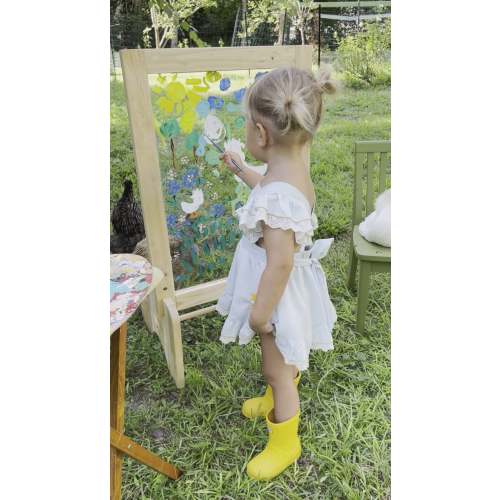 Q Toys Toddler Wooden Perspex Easel
