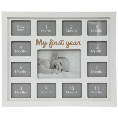 My First Year Collage Frame