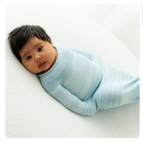 Blue Swaddle Sleep Sack - Small ( 6-12 pounds)