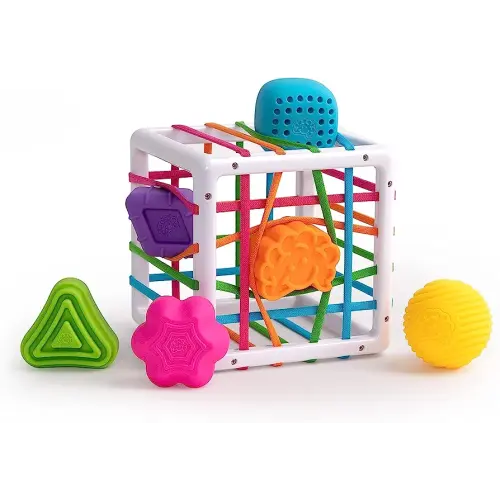 Fat Brain Toys InnyBin Baby Toys & Gifts for Babies,7 pcs