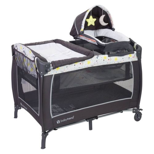 Baby Trend Lil Snooze Deluxe Ii Nursery Center - Twinkle Twinkle Little Moon