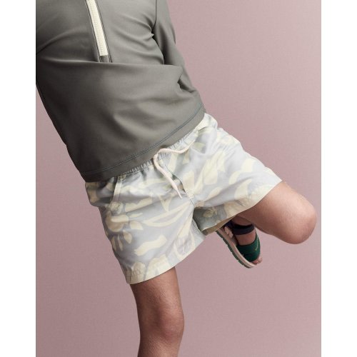 Toddler Boy Tropical Swim Trunks - Light Blue - Otter Avenue | Carter's