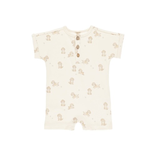 Short Sleeve Romper, 6-12M