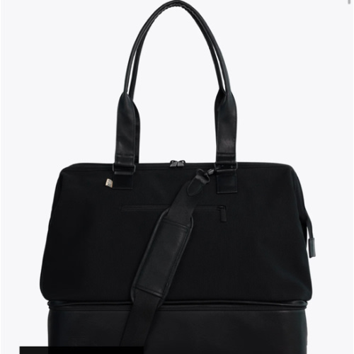 BÉIS 'The Weekender' in Black - Black Travel Bag & Overnight Bags