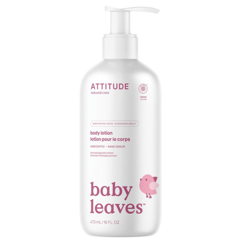 ATTITUDE Baby Leaves Body Lotion Fragrance Free