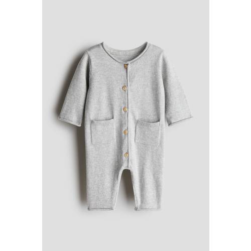 Fine-knit Cotton Jumpsuit