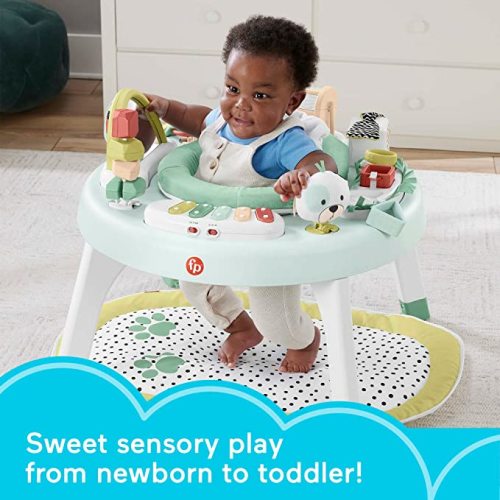 Fisher-Price Baby to Toddler Toy 3-in-1 SnugaPuppy Activity Center and Play Table