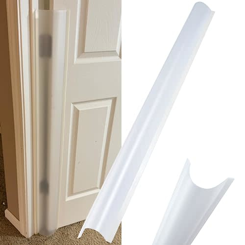 4PCS Baby Proofing Door Finger Pinch Guard Clear Door Jam Shield for Child Safety Finger Pinch Protector Hinge Protectors for Kids/Pet
