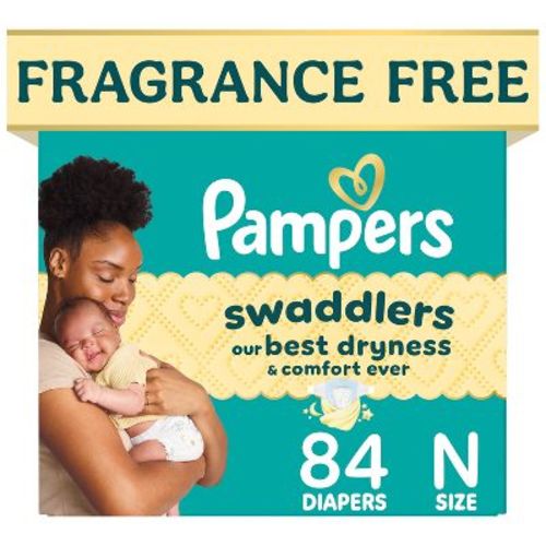 Pampers Swaddlers Sensitive Disposable Diapers - Size 0 - 84ct