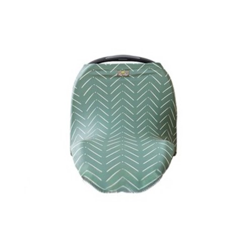 Itzy Ritzy Mom Boss 4-in-1 Nursing Cover and Bib Set - Sage