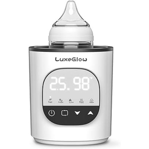 Fast Baby Bottle Warmer for Breastmilk and Formula, Accurate Temperature Control, 10-in-1 Functionality Bottle Warmer for All Bottle Sizes with Thaw,Sterilizing, 24H Keep Warm, Food Heating