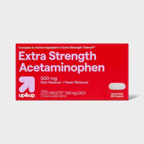 Acetaminophen Extra Strength Pain Reliever & Fever Reducer Caplets - 225ct - up&up™