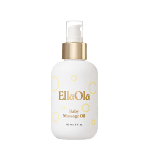 EllaOla 100% Organic Baby Massage Oil | For Cradle Cap | Fragrance Free & Moisturizing