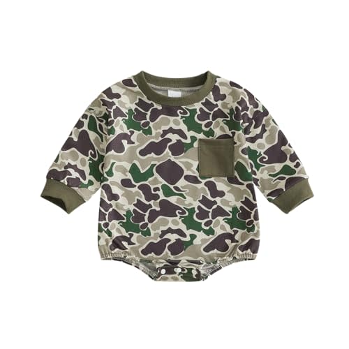 Kavousa Baby Boy Clothes Fall Spring Baby Boy Bubble Romper Long Sleeve Jumpsuit One Piece Outfit Newborn Infant Clothing