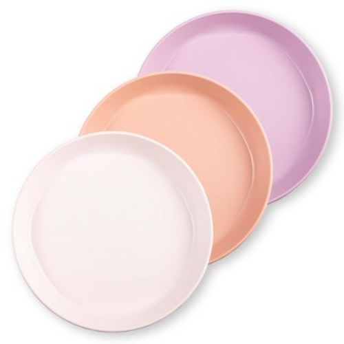 Tiny Twinkle Tableware 3-Pack Plate Set, BPA-Free Cups, Plates and Bowls for Kids/Toddlers