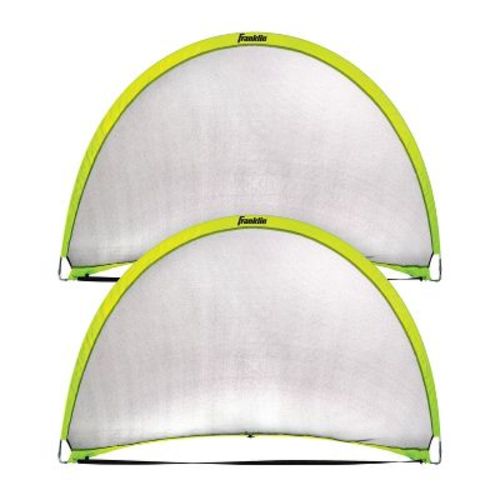 Franklin Sports 4'x3' Blackhawk Pop Up Soccer Goal Set with Carry Bag