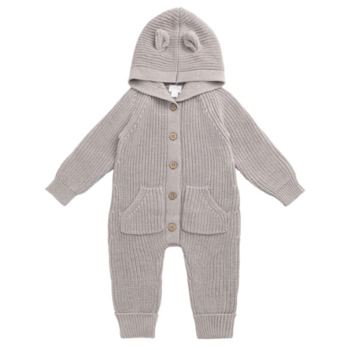 Bear Knit Onepiece - Moleskin Marle – Jamie Kay USA
