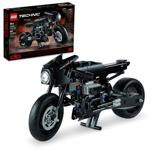 LEGO Technic THE BATMAN – BATCYCLE Set 42155, Collectible Toy Motorcycle, Scale Model Building Kit of the Iconic Super Hero Bike from 2022 Movie