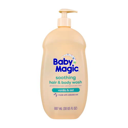 Baby Magic Soothing Hair & Body Wash for Children, Vanilla & Oat, 30 fl oz