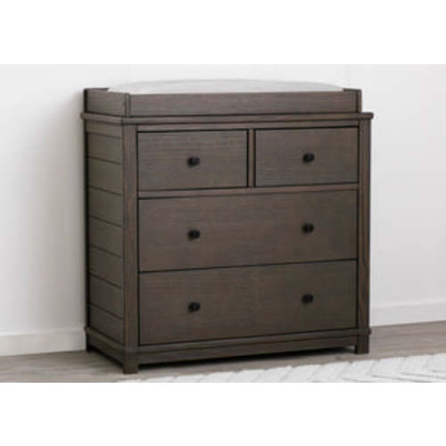 Monterey 4 Drawer Dresser with Changing Top and Interlocking Drawers | Delta Children