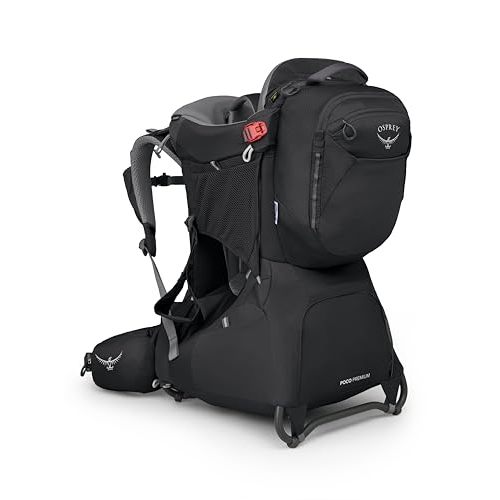 Osprey Poco Premium Child Carrier Backpack - Deluxe Kid Carrier for Hiking with Built-in Sunshade, Removable Daypack, and Adjustable Fit - Premium Comfort for Parent and Child