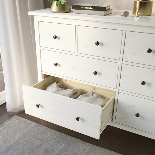 HEMNES - IKEA (8 Drawer Dresser) in white