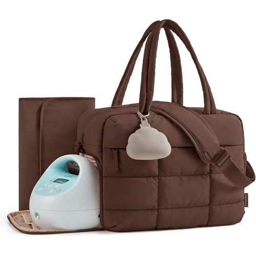 BAGSMART Diaper Bag Tote, Breast Pump Bag, Diaper Tote