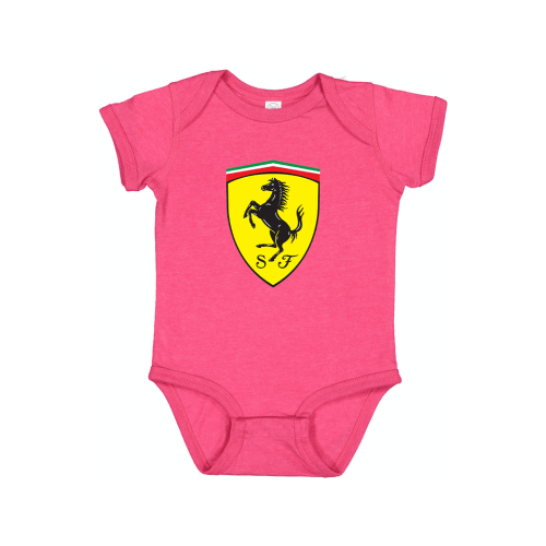 Ferrari Motorsport Car Baby Romper Onesie