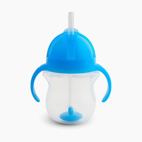 Munchkin Any Angle Click Lock Weighted Straw Trainer Cup - Blue