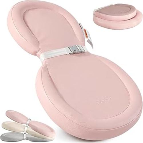 Mamatepe Baby Changing Pad, Soft, Foldable Leather Diaper Changing Pad, Waterproof & Non-Slip Wipeable, for Infant Newborn, Small 24"X16", Pink