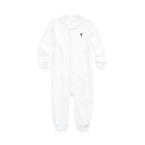 Boys' Interlock Solid Coverall - 6M