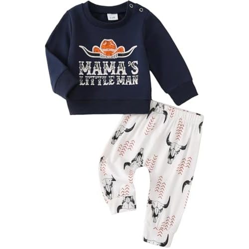 Yvowming Baby Boy Clothes Fall Clothes Truck Print Long Sleeve Pullover Tops + Pant Sets Toddler Winter Outfits