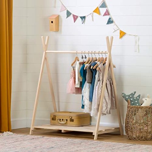 Clothes Rack for Kids COLOR Natural Pine