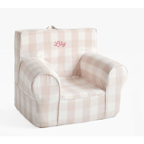Kids Anywhere Chair®, Blush Buffalo Check