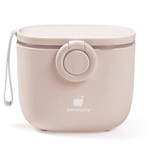 Termichy Baby Formula Dispenser On the Go: Portable Container with Scoop | Stores Up to 8.8oz (250g) - Airtight Seal Keeps Powder Fresh - Travel Formula Container to Go with Carry Handle