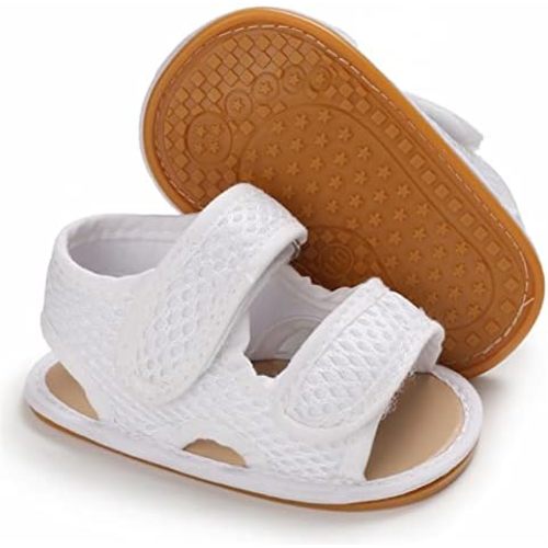 RVROVIC Baby Boys Girls Sandals Premium Soft Anti-Slip Rubber Sole Infant Summer Outdoor Shoes Toddler First Walkers