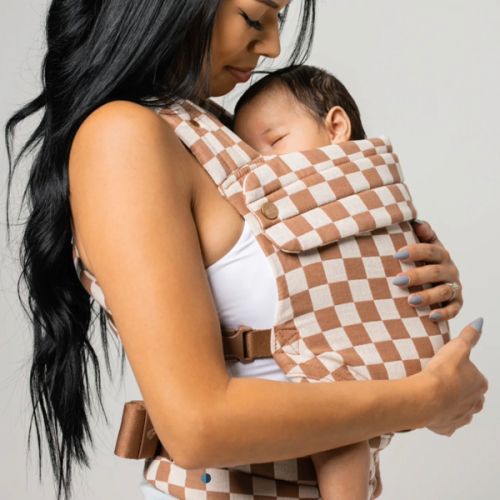 The Monarch Carrier - Mocha Check – Mabē