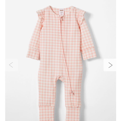 Cotton On Kids The Billie Long Sleeve Zip Romper