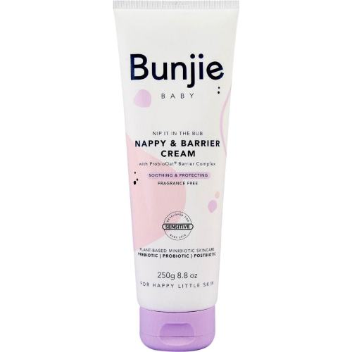 Bunjie Baby Nappy Barrier Cream Sensitive & Fragrance Free 250g