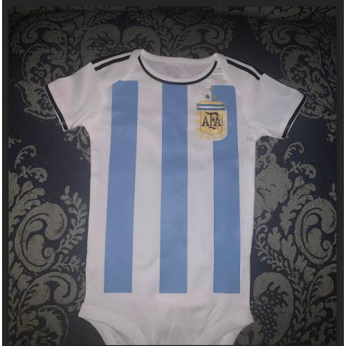 argentina soccer baby bodysuit