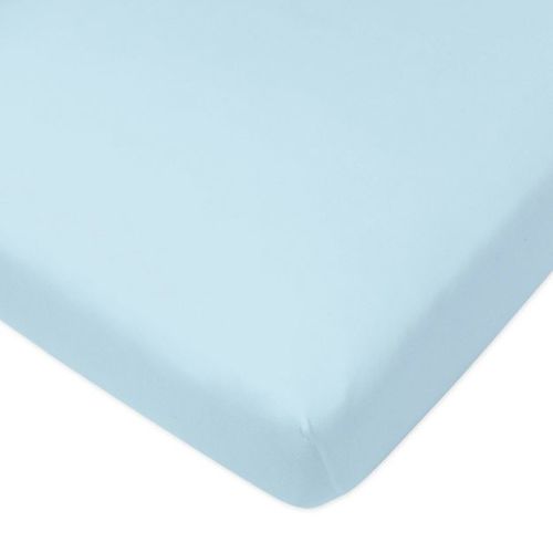 Honest Baby Organic Cotton Fitted Crib Sheet - Sea Salt Pink