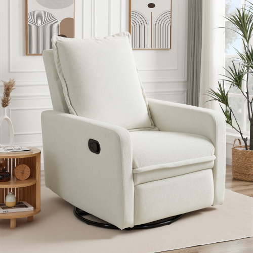 Power Lift Recliner Chair with Heat Therapy, Massage Function, and Large Side Pocket, Beige Brown