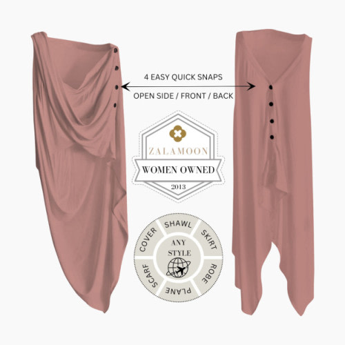 Zalamoon Maternity Snap Wrap - Nude, Os