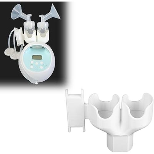Bottle & Hose Holder for Spectra S1 & S2 – Dual Bottle Organizer with Convenient Hose Wrap Arm – Space-Saving & Easy Installation (New Breast Pump)