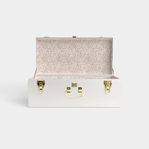 Petite Trunk - White - Spring in St. Louis / No Embroidery
