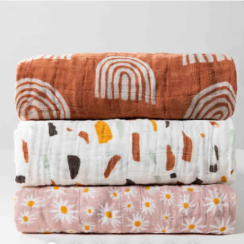 Babyletto Mini Crib Sheet in GOTS Certified Organic Muslin Cotton